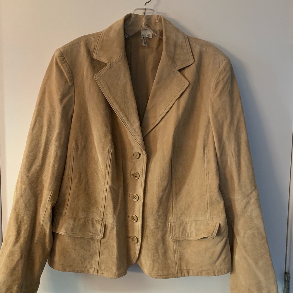 ⭐️ St John’s Bay Suede Jacket - XL